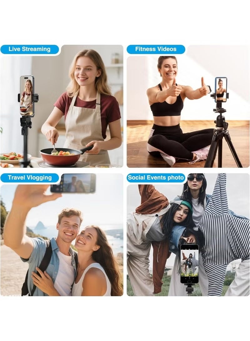 Camera Selfie Monitor for iPhone & Android , Vlog Selfie Monitor Screen, Bluetooth Control, No Delay Audio Play, for YouTube/TikTok Content Creators Vlogging, Live Stream, Wireless Connection - Image 5